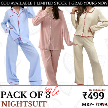 Pack of 3 | NIGHTSUIT | SOFT,COMFORTABLE,STYLISH | SN-02