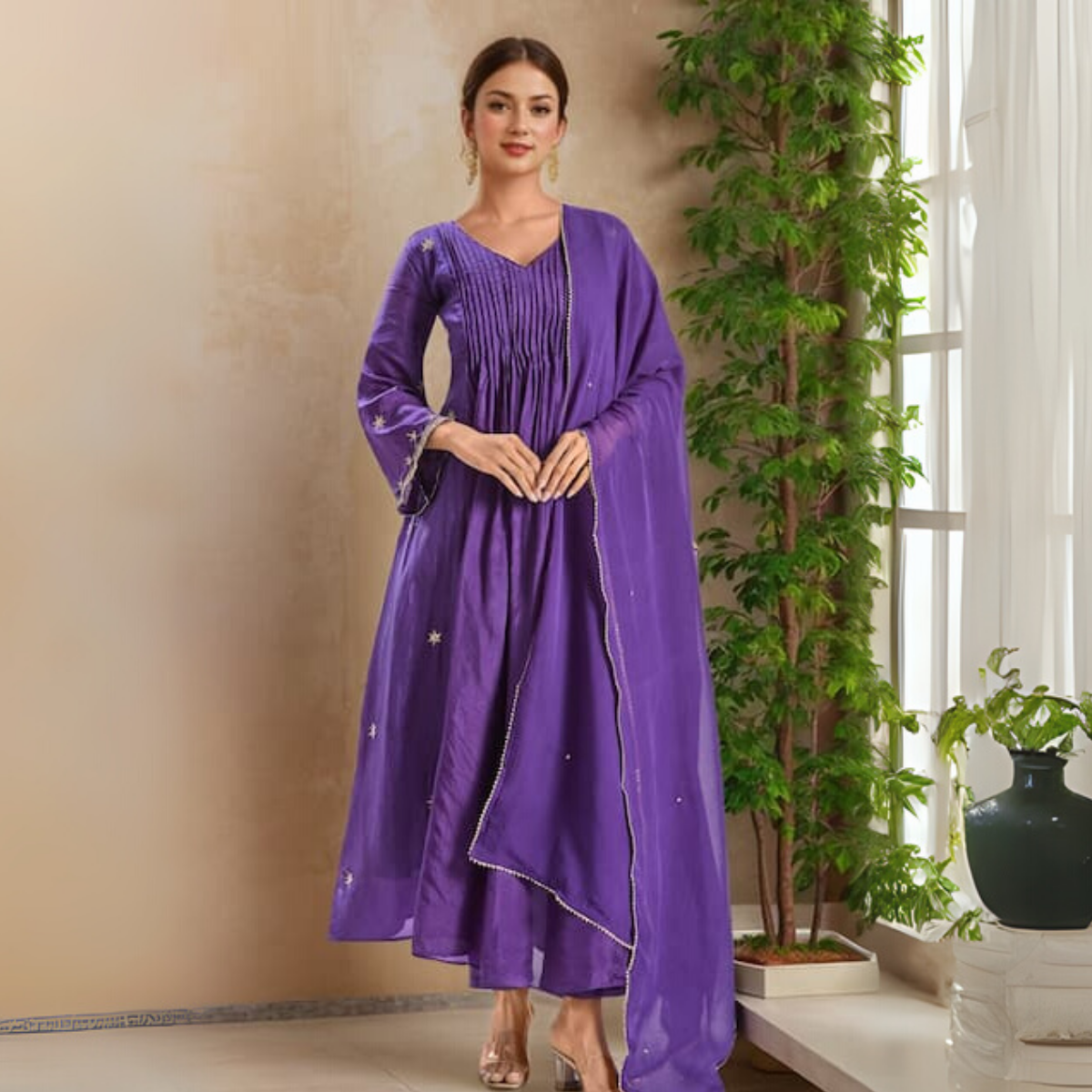 PACK OF 3 | Stylish Women’s Fancy Ethnic Kurta Set for Special Occasions | WK-06