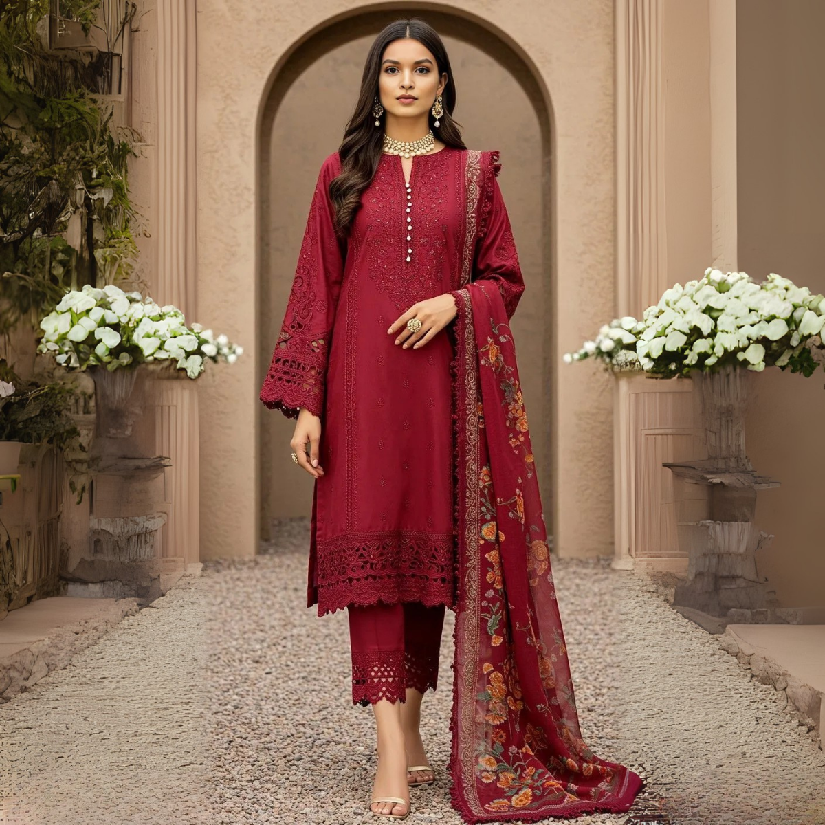 PACK OF 3 | Stylish Women’s Fancy Ethnic Kurta Set for Special Occasions | WK-08