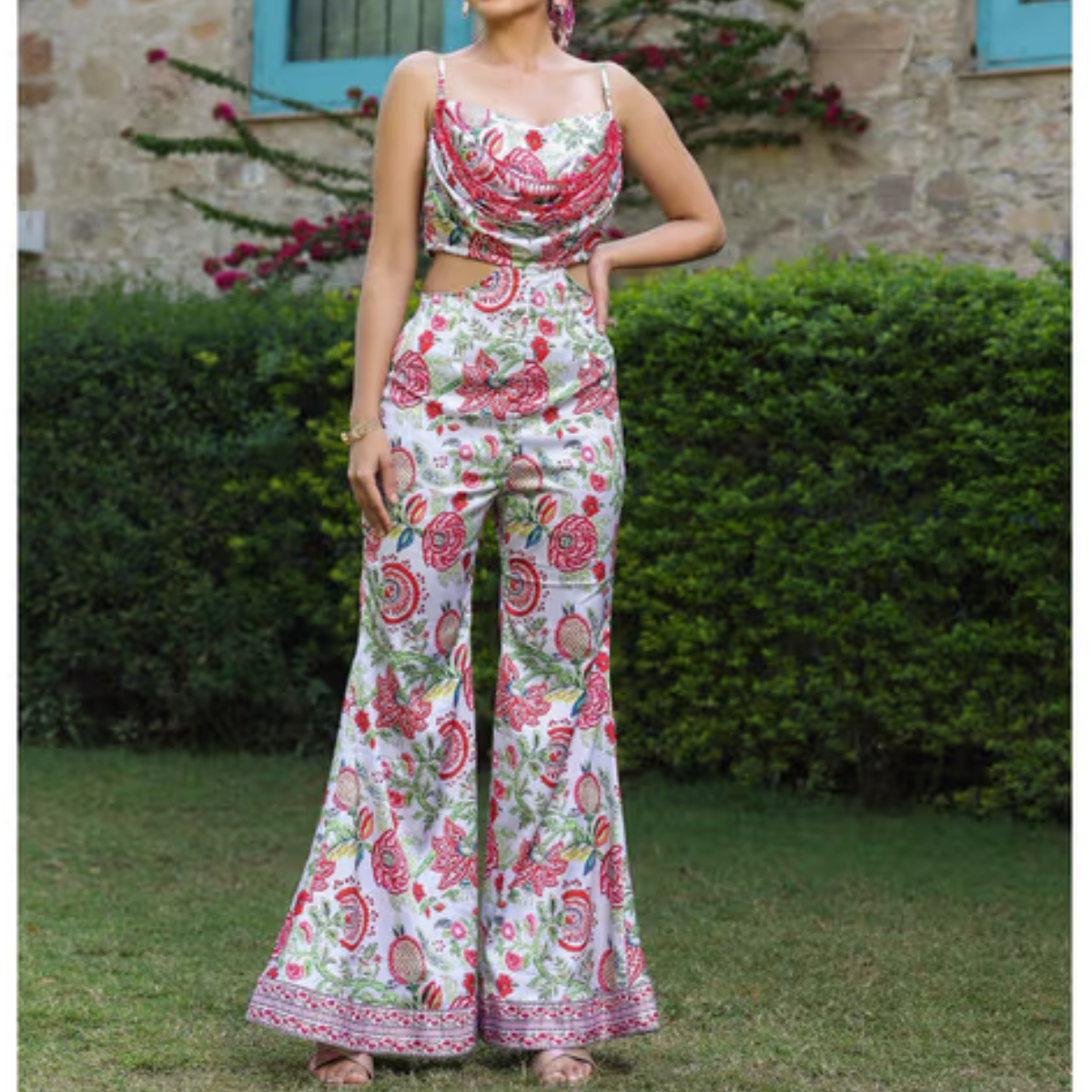 Elegant Indo-Western 3-Piece Combo | Jacket, Shrug, or Dupatta | IW-03