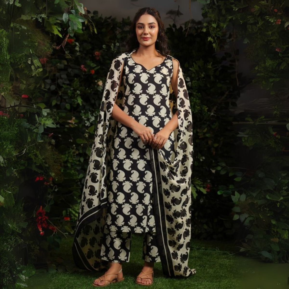 Designer 4-Piece Kurti Set with Matching Dupatta | MD-09