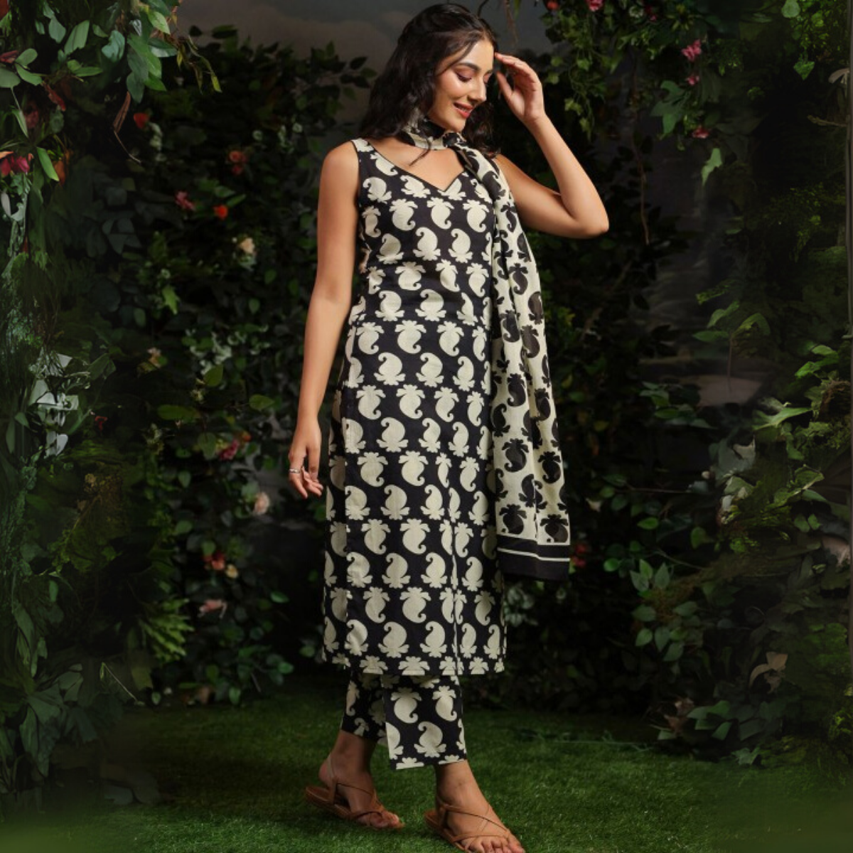 Designer 4-Piece Kurti Set with Matching Dupatta | MD-09