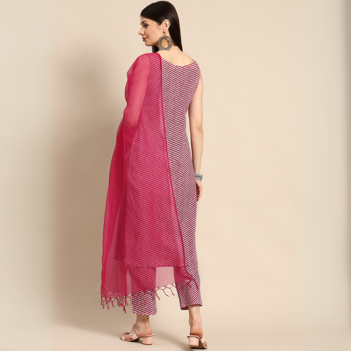 Designer 4-Piece Kurti Set with Matching Dupatta | MD-08