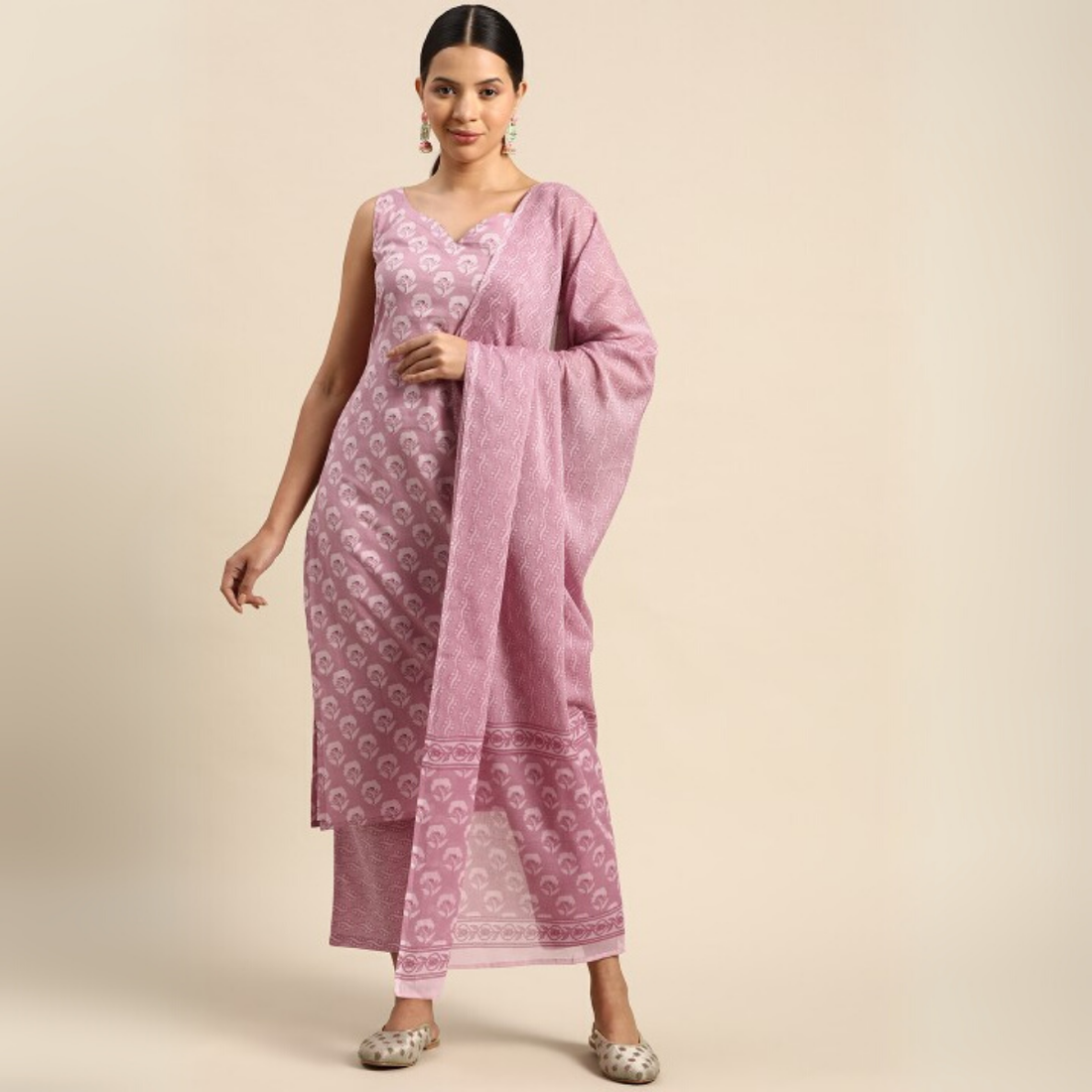 Designer 4-Piece Kurti Set with Matching Dupatta | MD-08