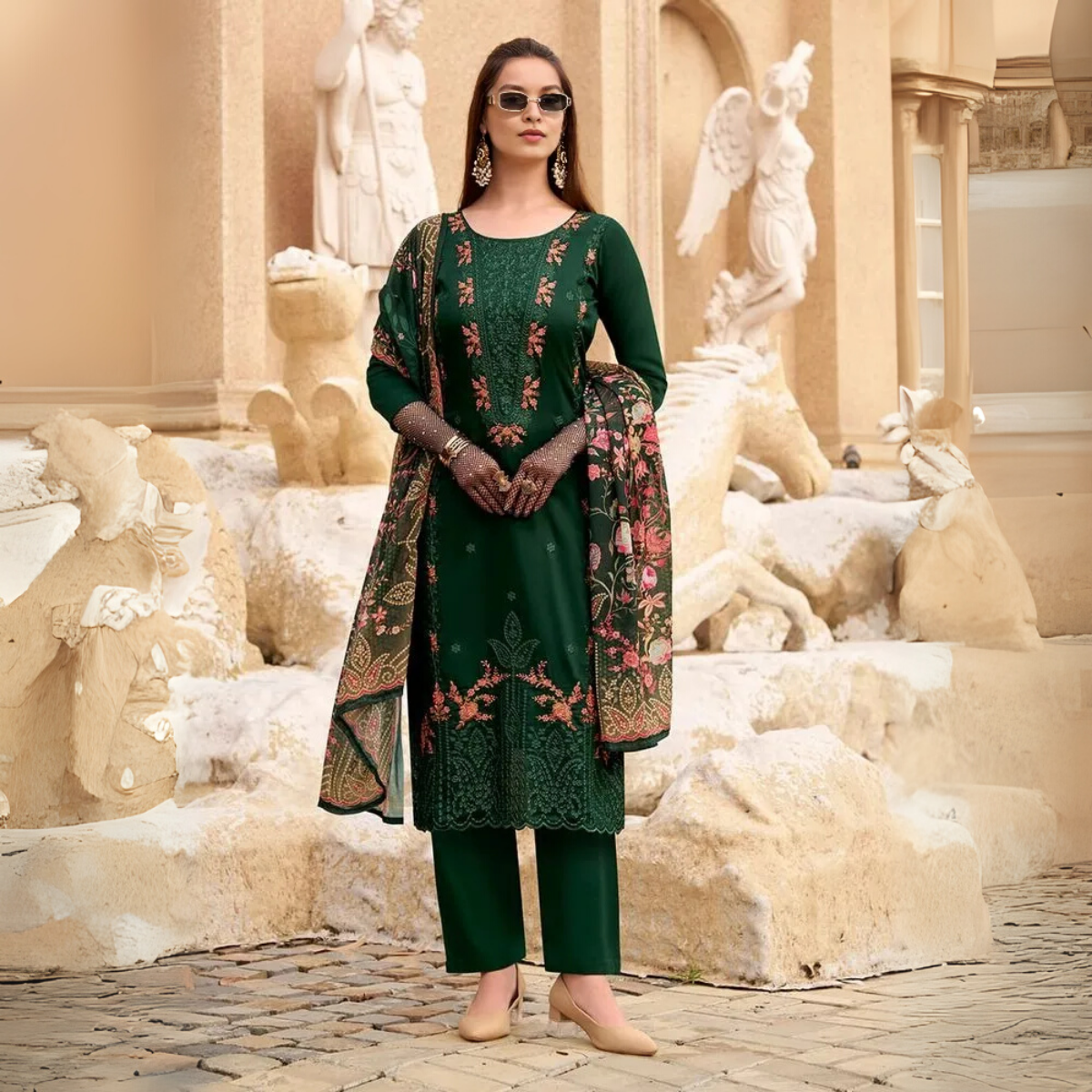 PACK OF 3 | Stylish Women’s Fancy Ethnic Kurta Set for Special Occasions | WK-02
