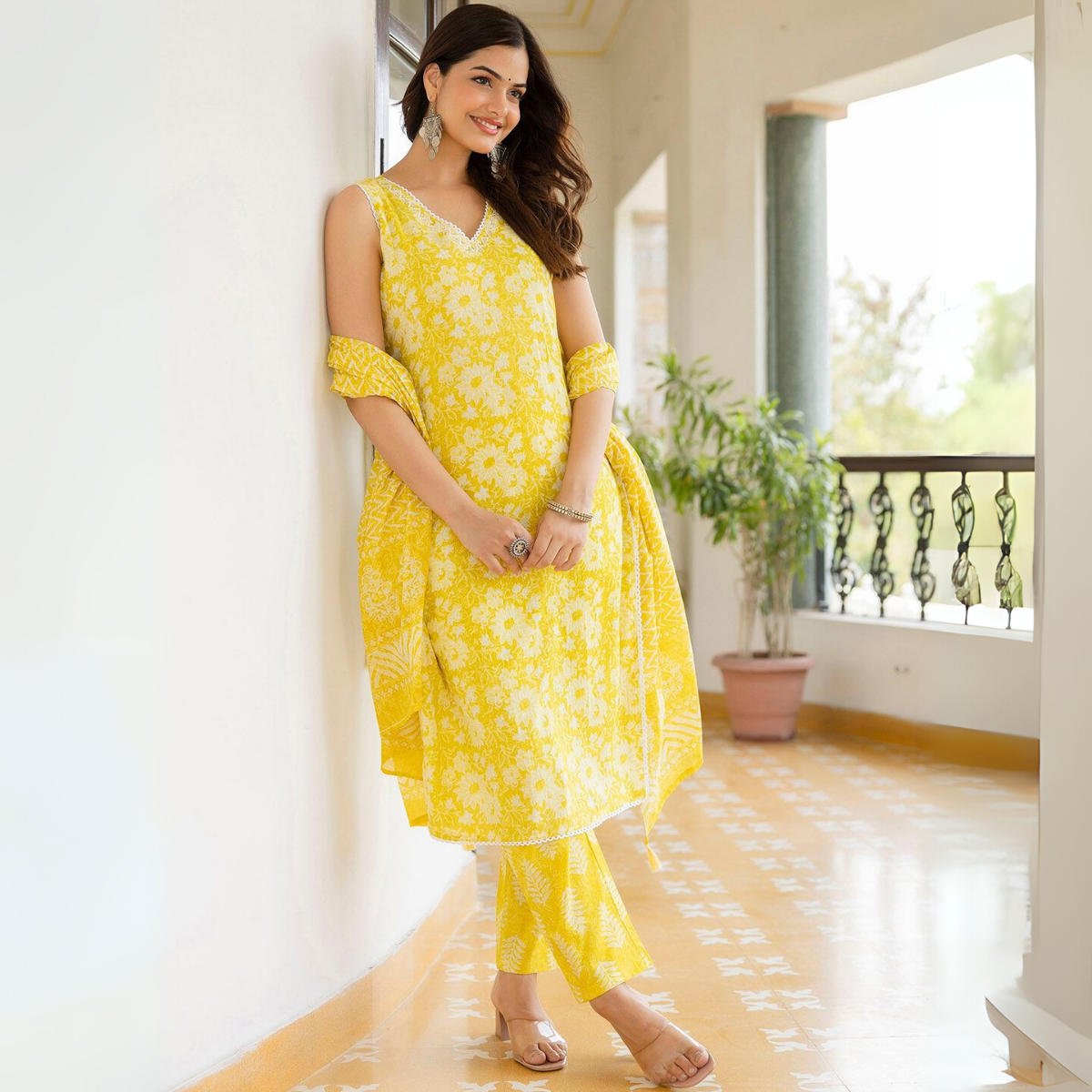 Designer 4-Piece Kurti Set with Matching Dupatta | MD-06