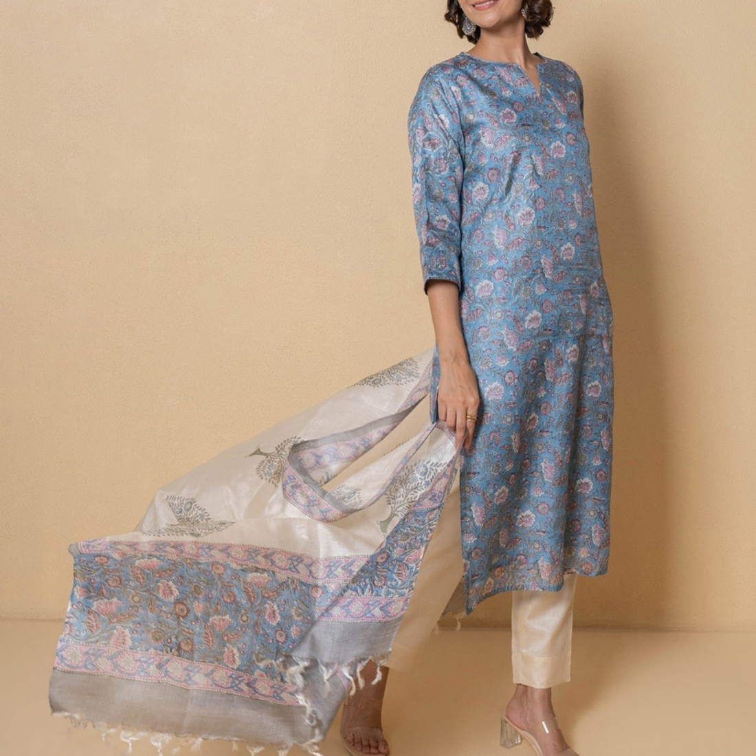 PACK OF 3 | Stylish Women’s Fancy Ethnic Kurta Set for Special Occasions | WK-06