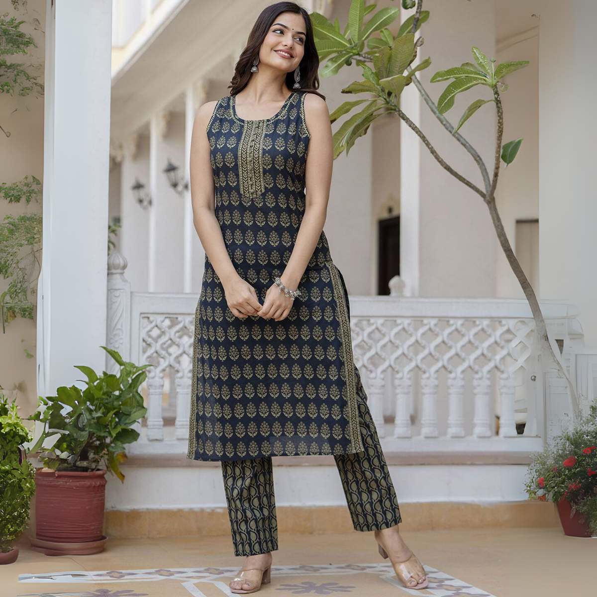 Designer 4-Piece Kurti Set with Matching Dupatta | MD-09