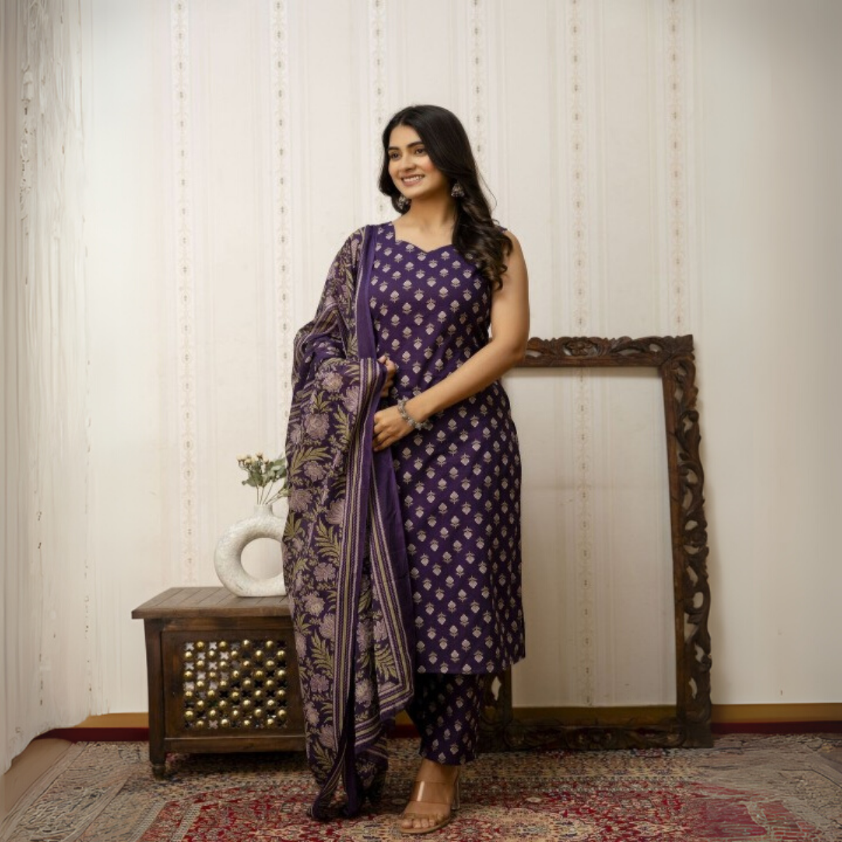 Designer 4-Piece Kurti Set with Matching Dupatta | MD-05