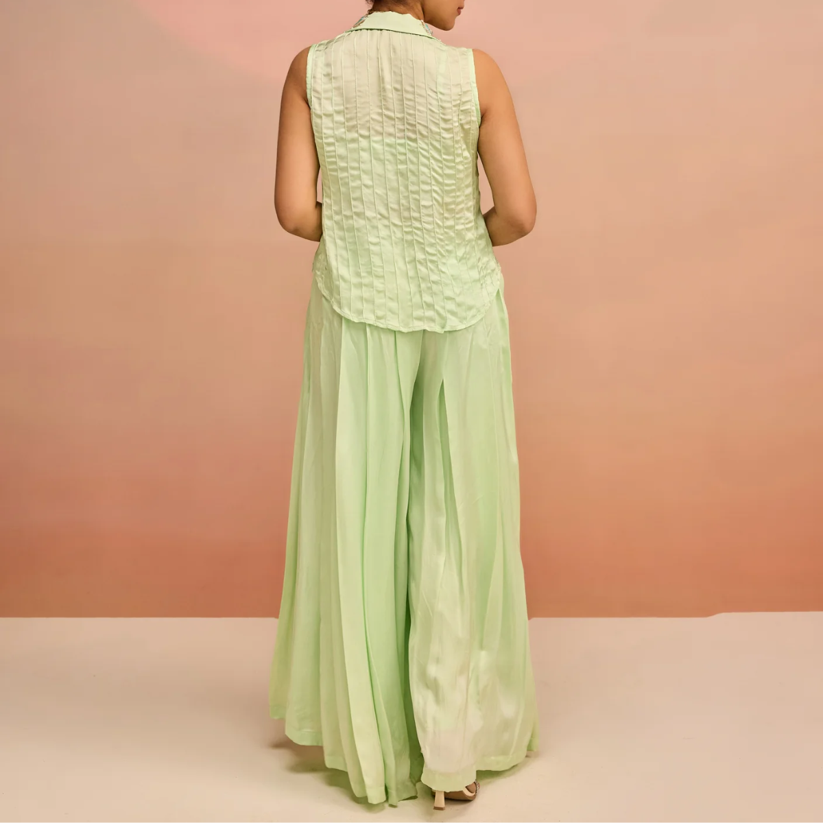 Elegant Indo-Western 3-Piece Combo | Jacket, Shrug, or Dupatta | IW-04