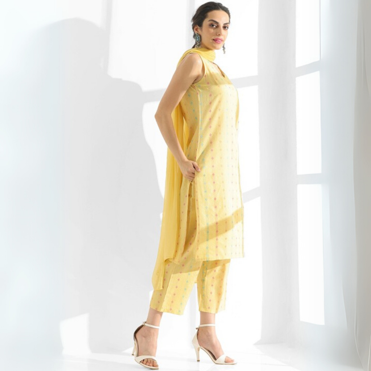 Designer 4-Piece Kurti Set with Matching Dupatta | MD-10