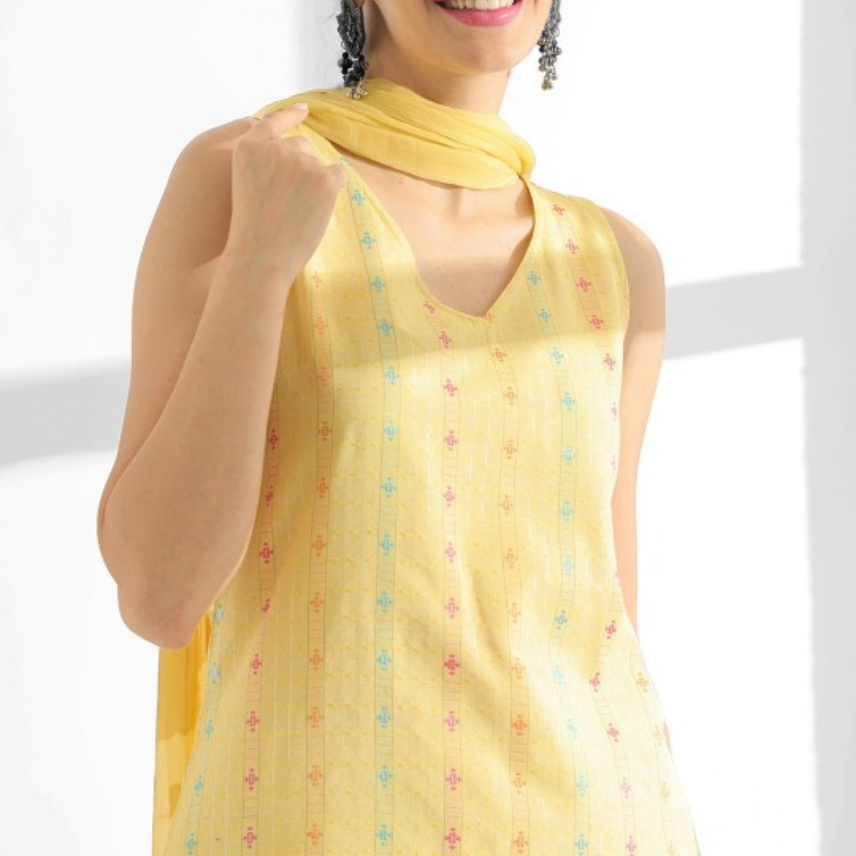 Designer 4-Piece Kurti Set with Matching Dupatta | MD-10