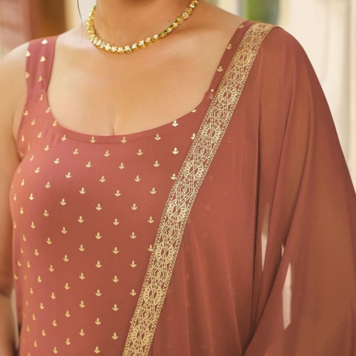 Designer 4-Piece Kurti Set with Matching Dupatta | MD-06