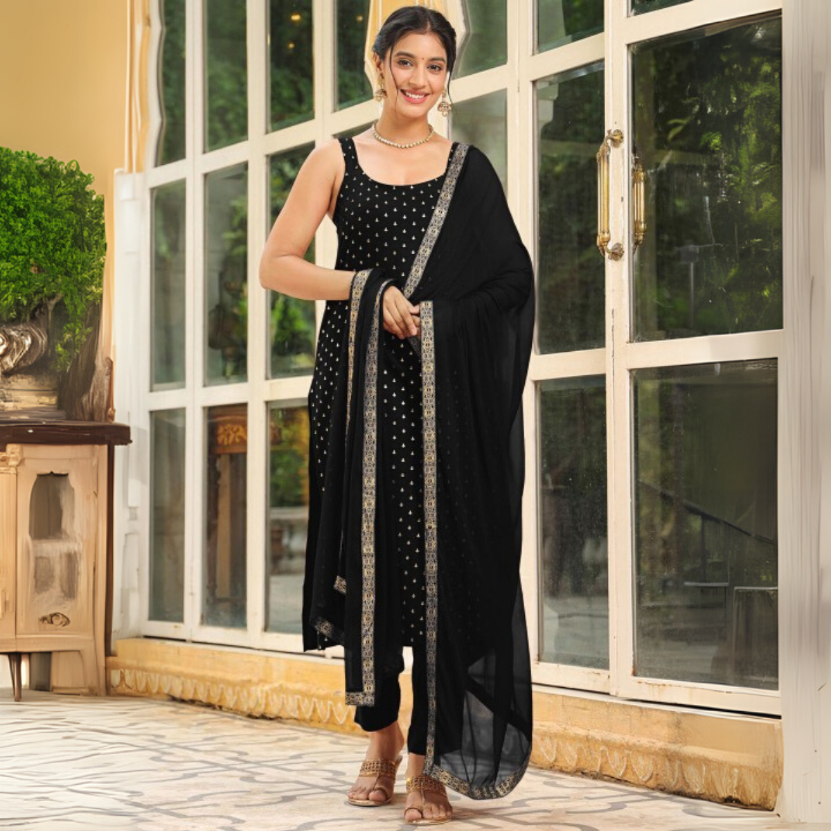 Designer 4-Piece Kurti Set with Matching Dupatta | MD-10