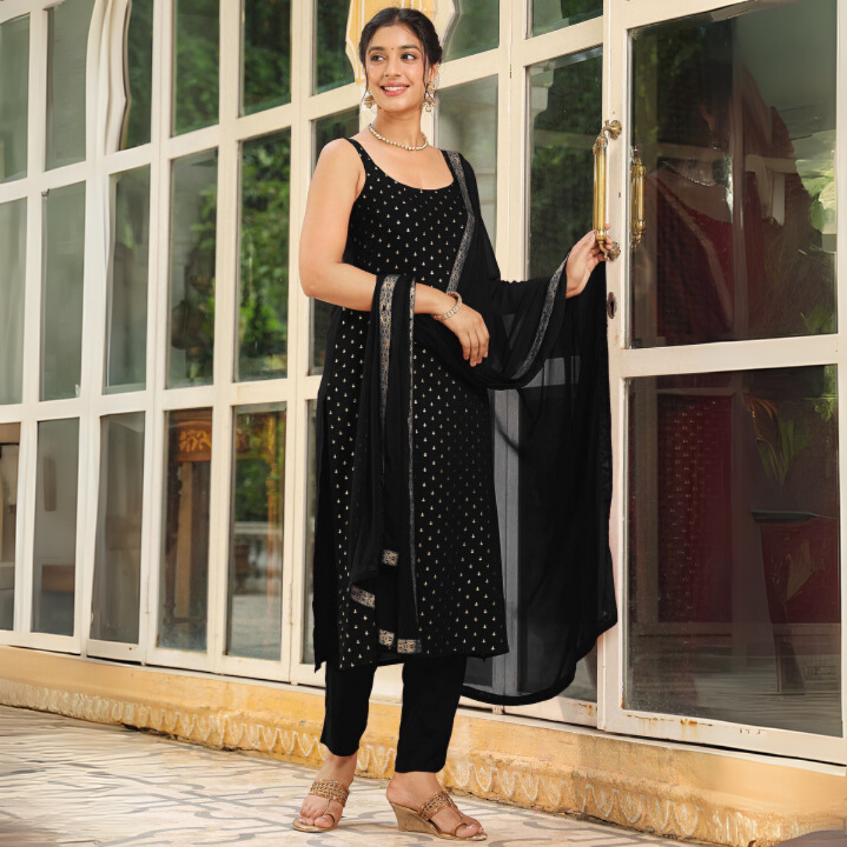 Designer 4-Piece Kurti Set with Matching Dupatta | MD-10