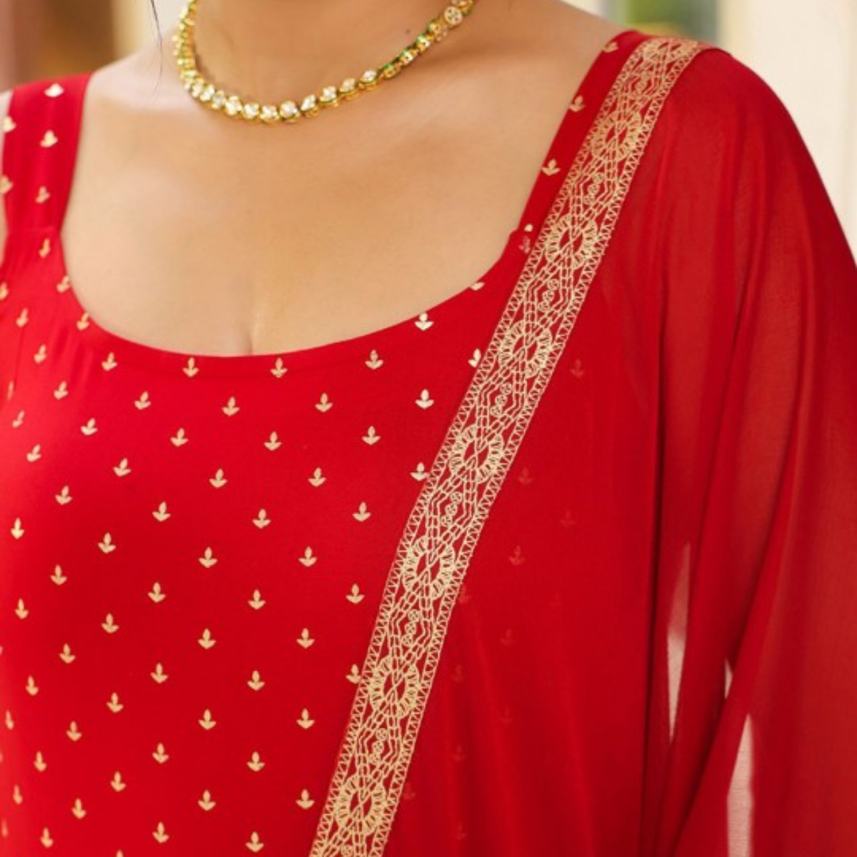 Designer 4-Piece Kurti Set with Matching Dupatta | MD-02