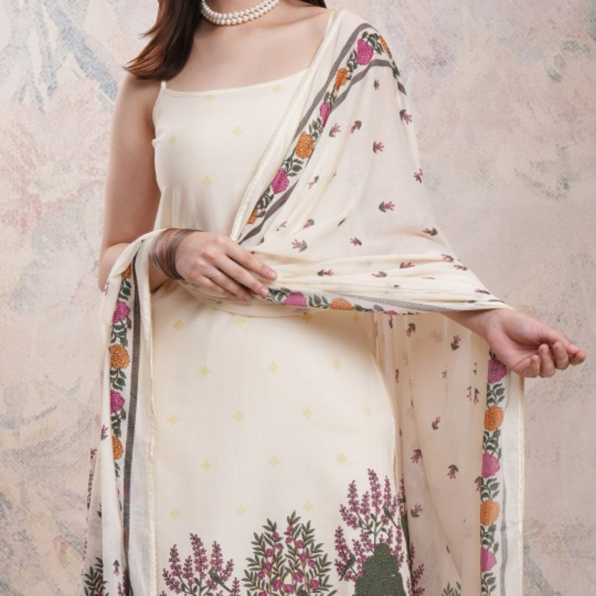 Designer 4-Piece Kurti Set with Matching Dupatta | MD-03