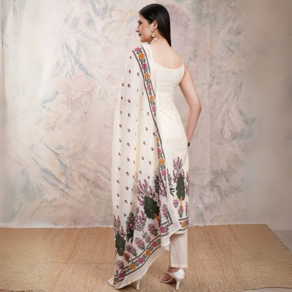Designer 4-Piece Kurti Set with Matching Dupatta | MD-07
