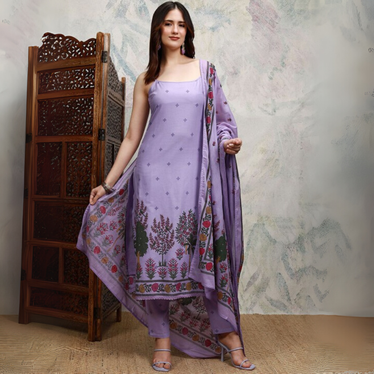 Designer 4-Piece Kurti Set with Matching Dupatta | MD-03