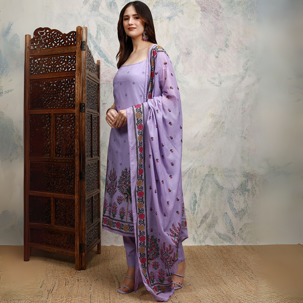 Designer 4-Piece Kurti Set with Matching Dupatta | MD-03