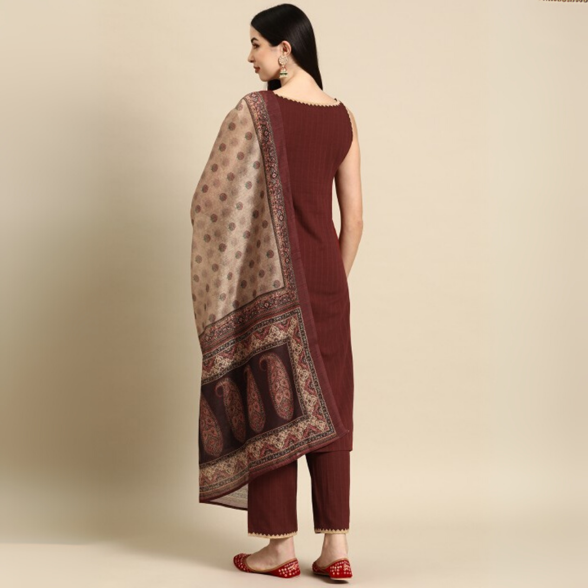 Designer 4-Piece Kurti Set with Matching Dupatta | MD-05