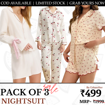 Pack of 3 | NIGHTSUIT | SOFT,COMFORTABLE,STYLISH | SN-06