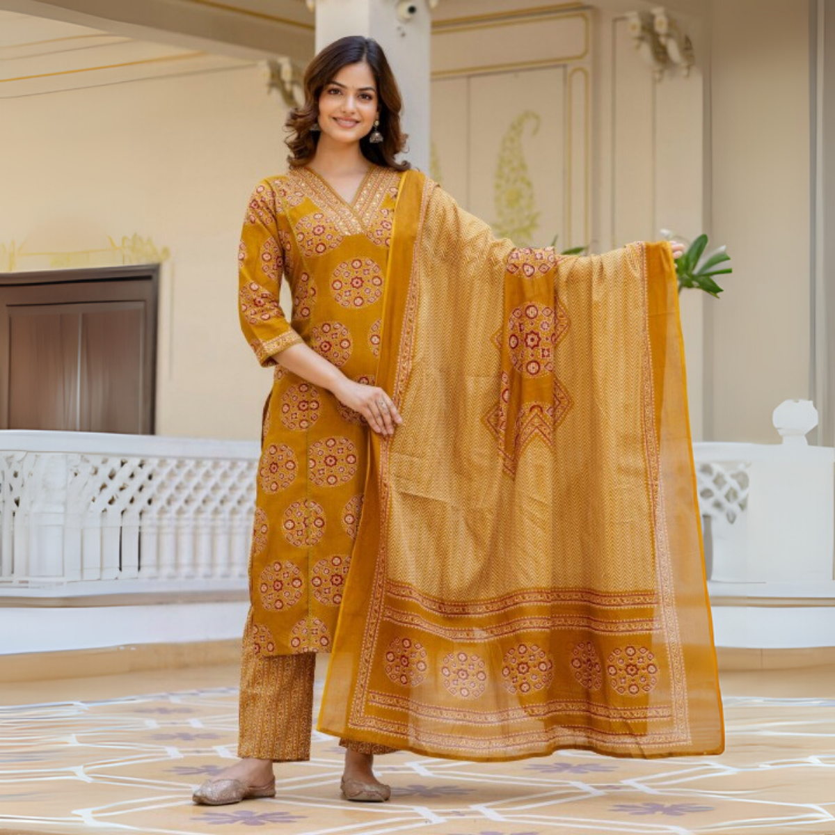 PACK OF 3 | Stylish Women’s Fancy Ethnic Kurta Set for Special Occasions | WK-04
