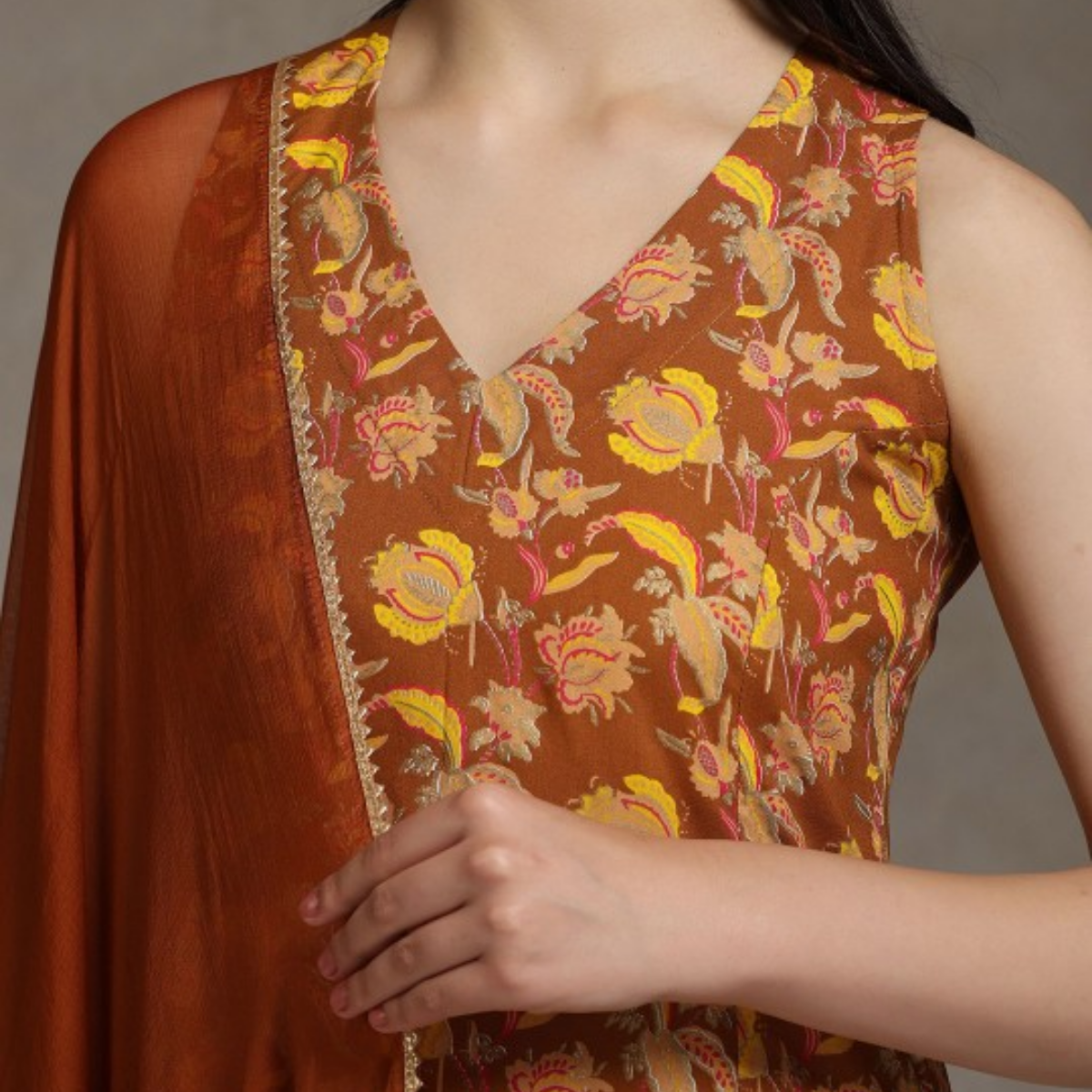 Designer 4-Piece Kurti Set with Matching Dupatta | MD-01
